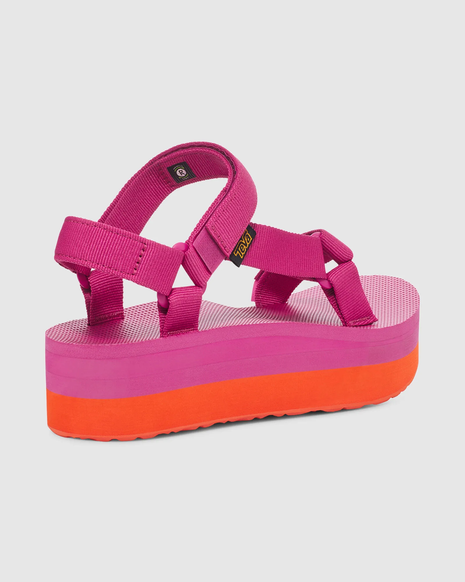 Teva Women's Flatform Universal Sandals in Rose/Violet/Orange