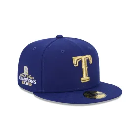 Texas Rangers Gold Collection 59FIFTY Fitted Hat