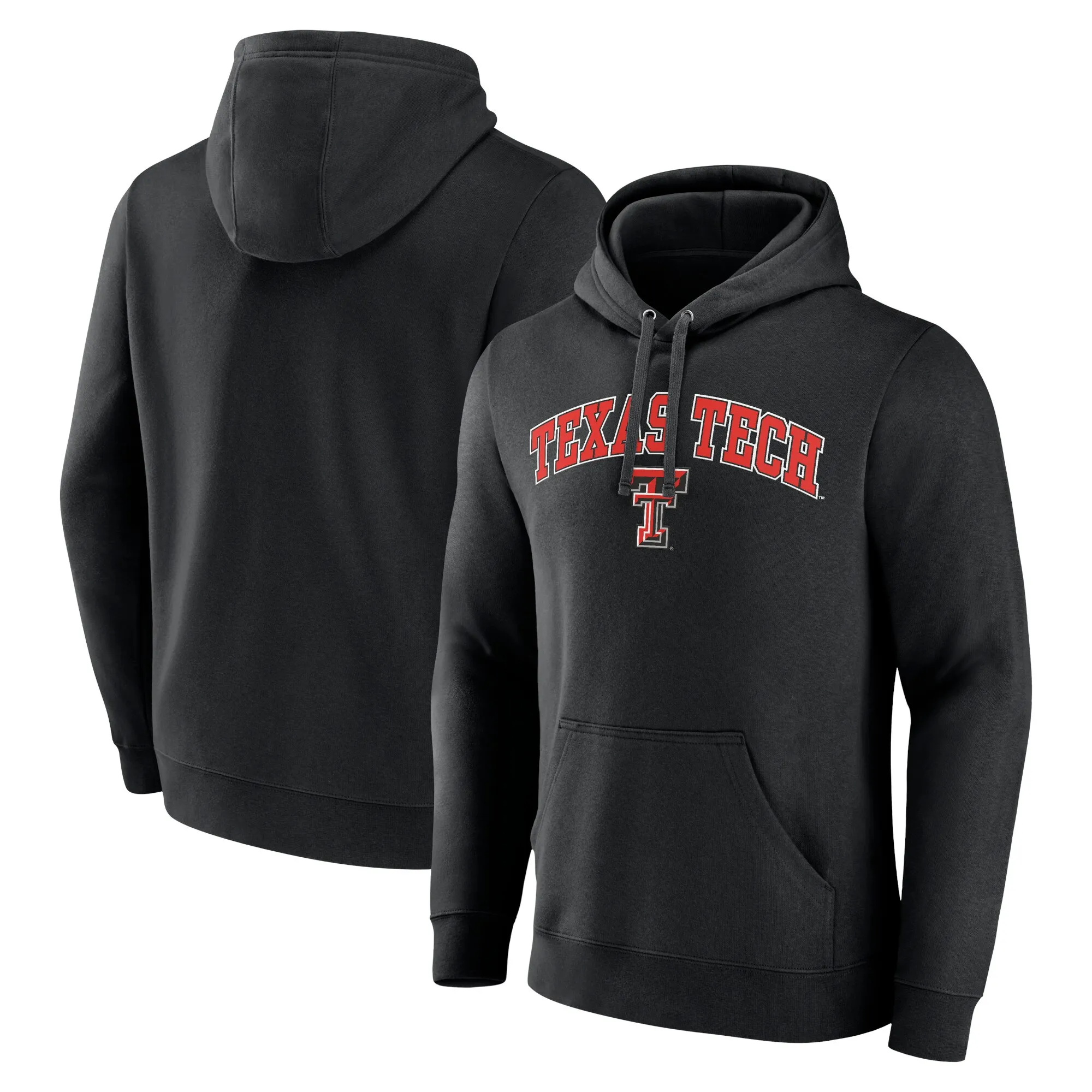 Texas Tech Red Raiders Black Campus Pullover Hoodie