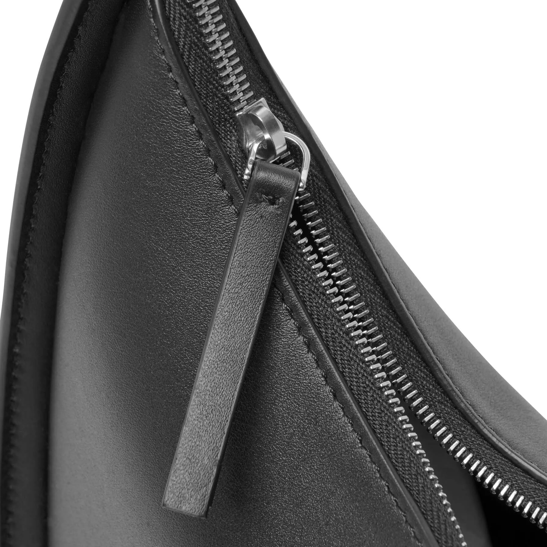 The Row Half Moon leather shoulder bag