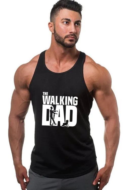 The Walking Dad Tank(Black)