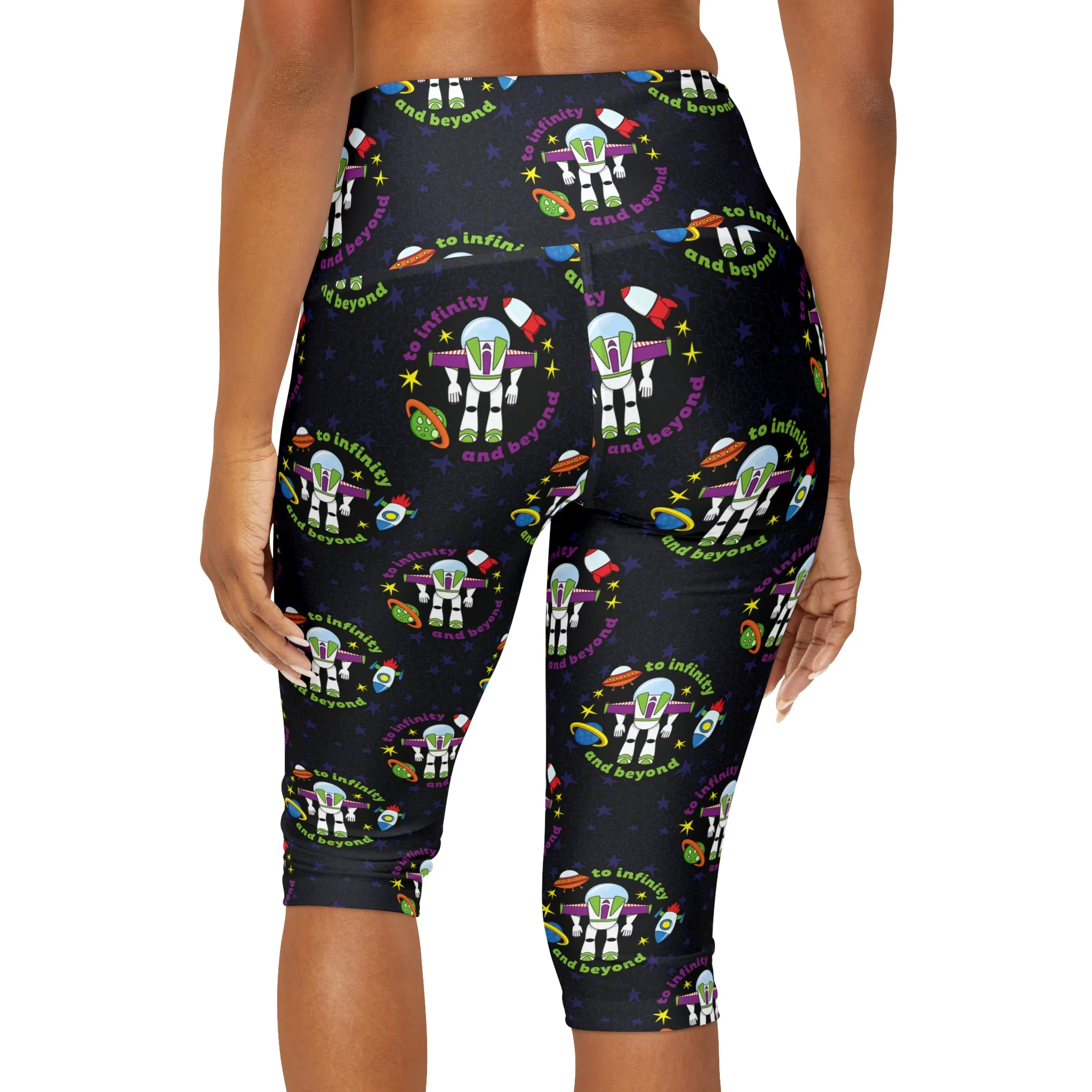 To Infinity And Beyond Athletic Capri Leggings