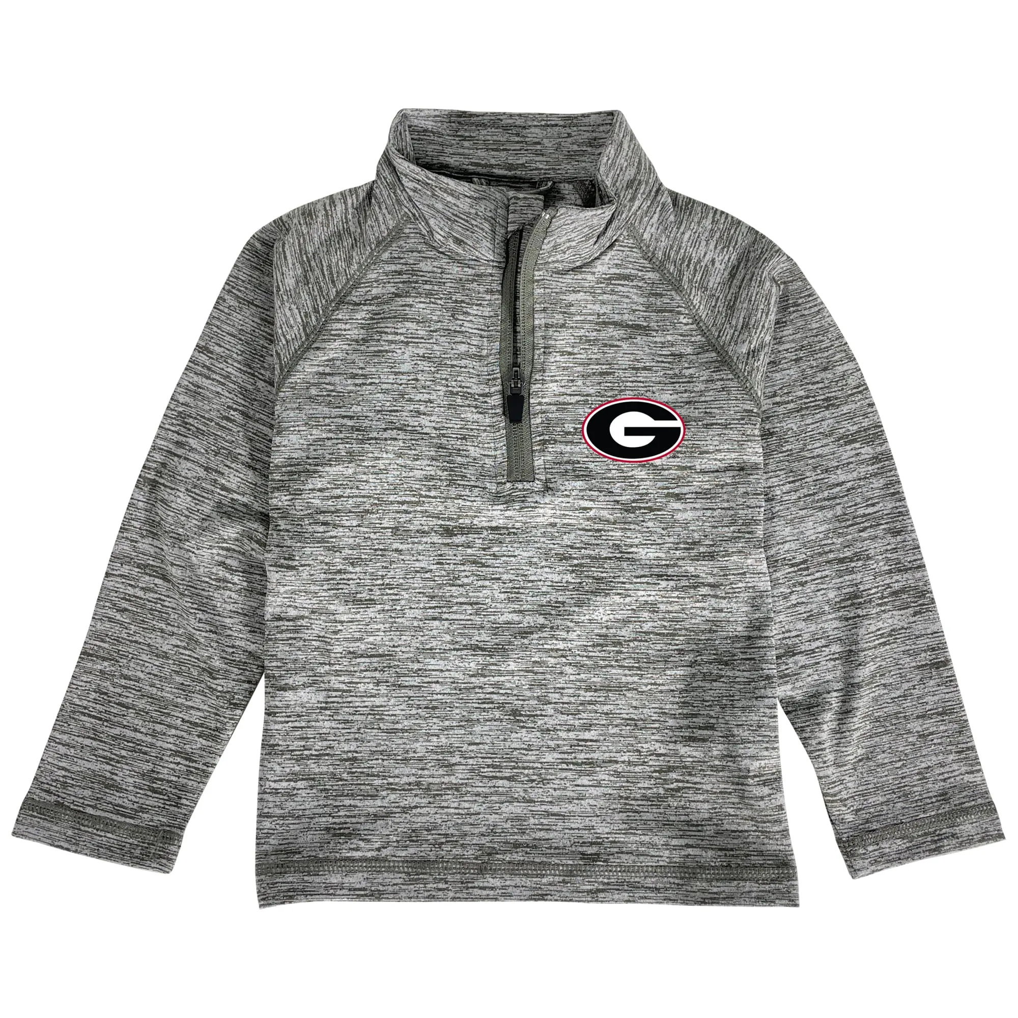 Toddler Garb Heathered Gray Georgia Bulldogs Matthew Quarter-Zip Pullover Jacket