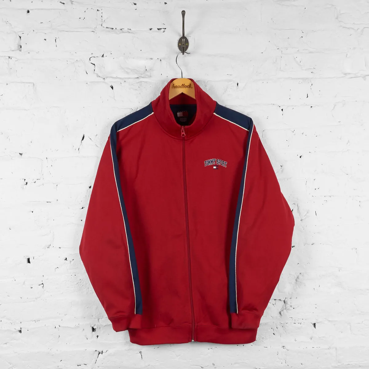 Tommy Hilfiger Sport Tracksuit Top Jacket - Red - XL