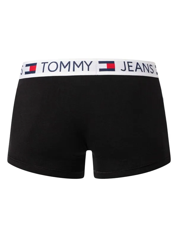 Tommy Jeans 3 Pack Trunks - Hot Heat/White/Dark Night Navy