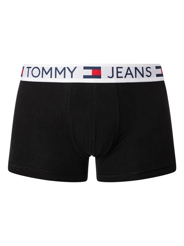 Tommy Jeans 3 Pack Trunks - Hot Heat/White/Dark Night Navy