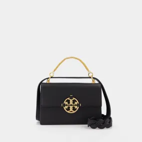 Tory Burch  Miller Small Flap Shoulder Bag in brown leather