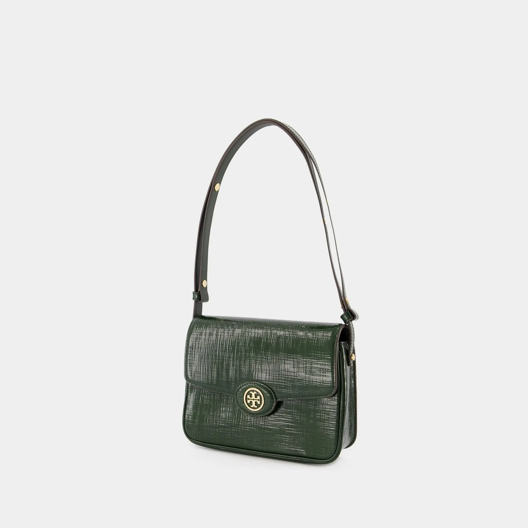 Tory Burch  Robinson Convertible Shoulder Bag - Tory Burch - Leather  - Green