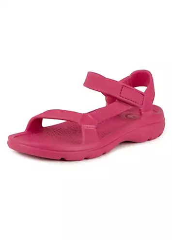 Totes Ladies Azalea Pink Riley Adjustable Sport Sandals | Kaleidoscope