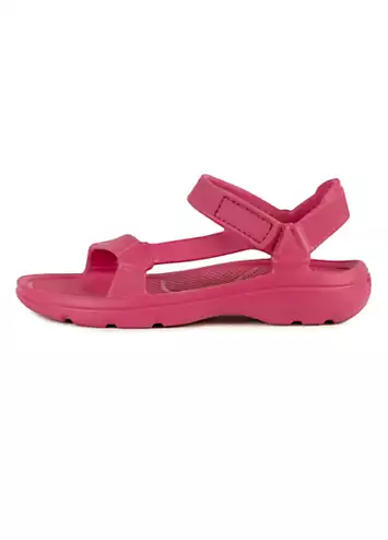 Totes Ladies Azalea Pink Riley Adjustable Sport Sandals | Kaleidoscope