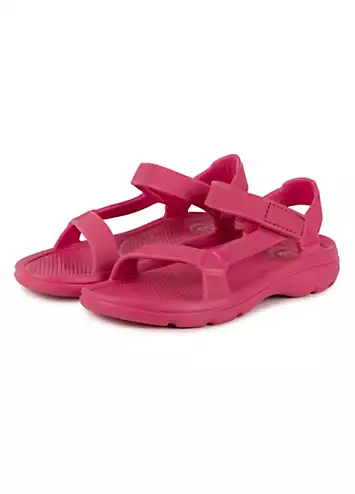 Totes Ladies Azalea Pink Riley Adjustable Sport Sandals | Kaleidoscope