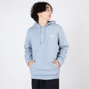 UA Essential Fleece Hoodie M - Sky Blue