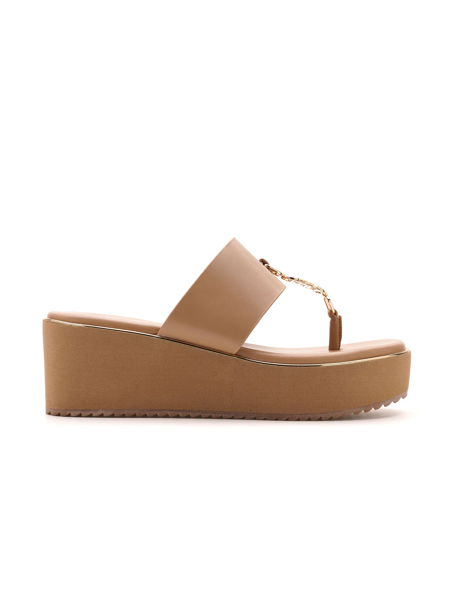 U.S. Polo Assn. Toe Separator Alessia Wedge Sandals