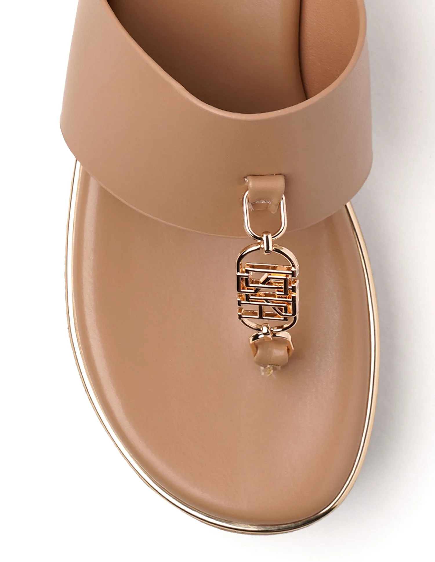 U.S. Polo Assn. Toe Separator Alessia Wedge Sandals