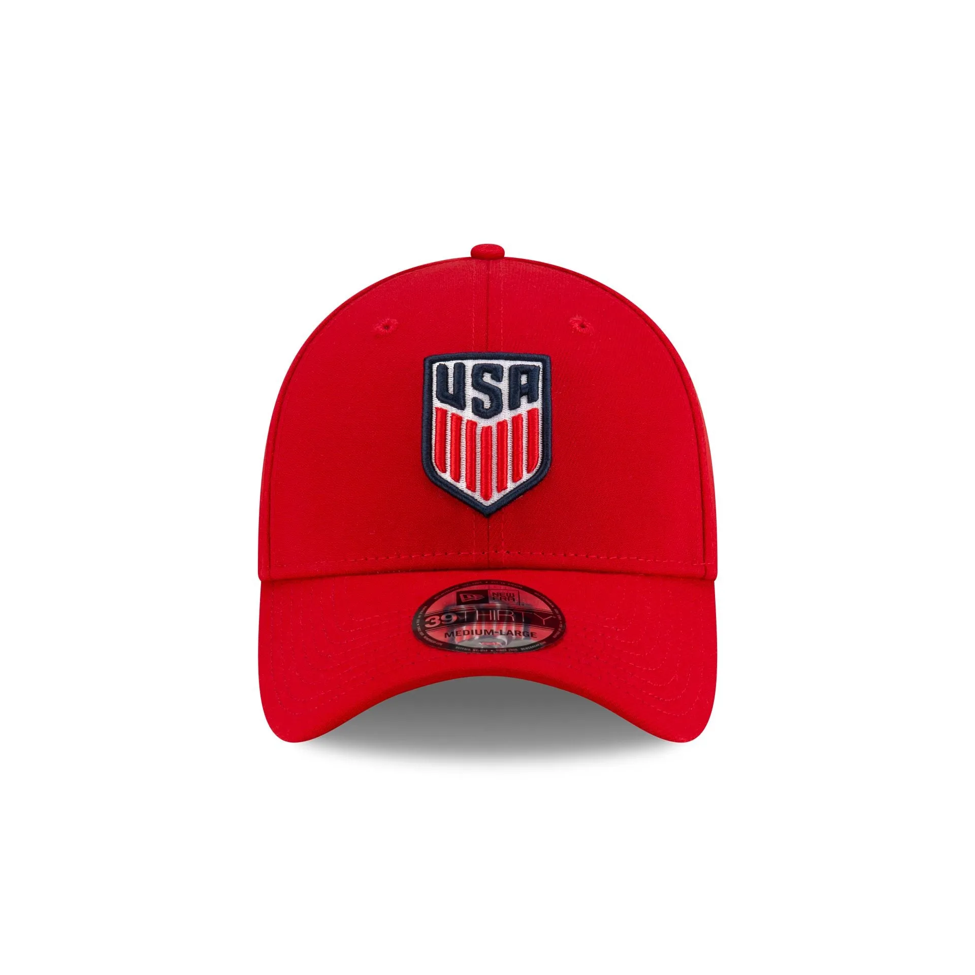 US Soccer Red 39THIRTY Stretch Fit Hat