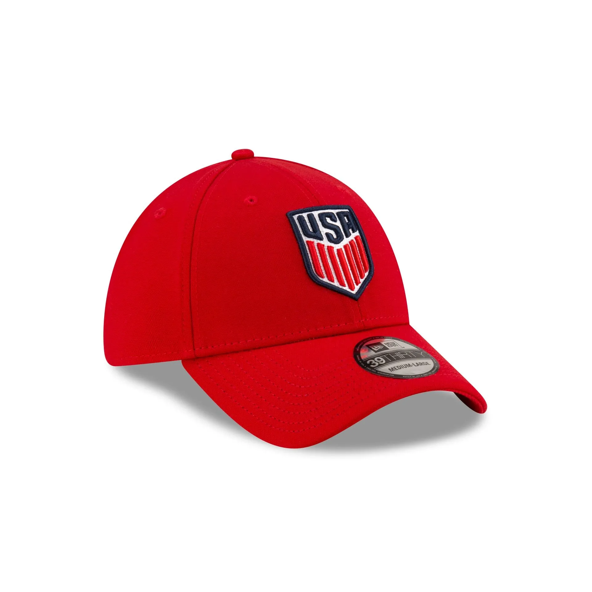 US Soccer Red 39THIRTY Stretch Fit Hat