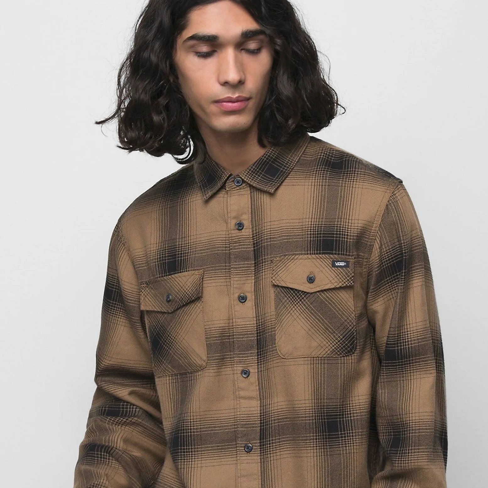 Vans | Monterey III Button Up Flannel Longsleeve - Sepia/Taos Taup