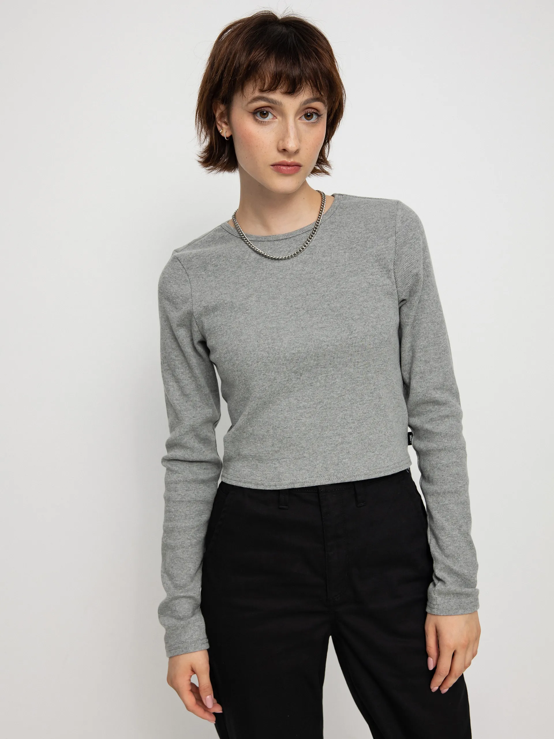 Vans Armanto Ls Knit Longsleeve Wmn (lizzie armanto grey heather)