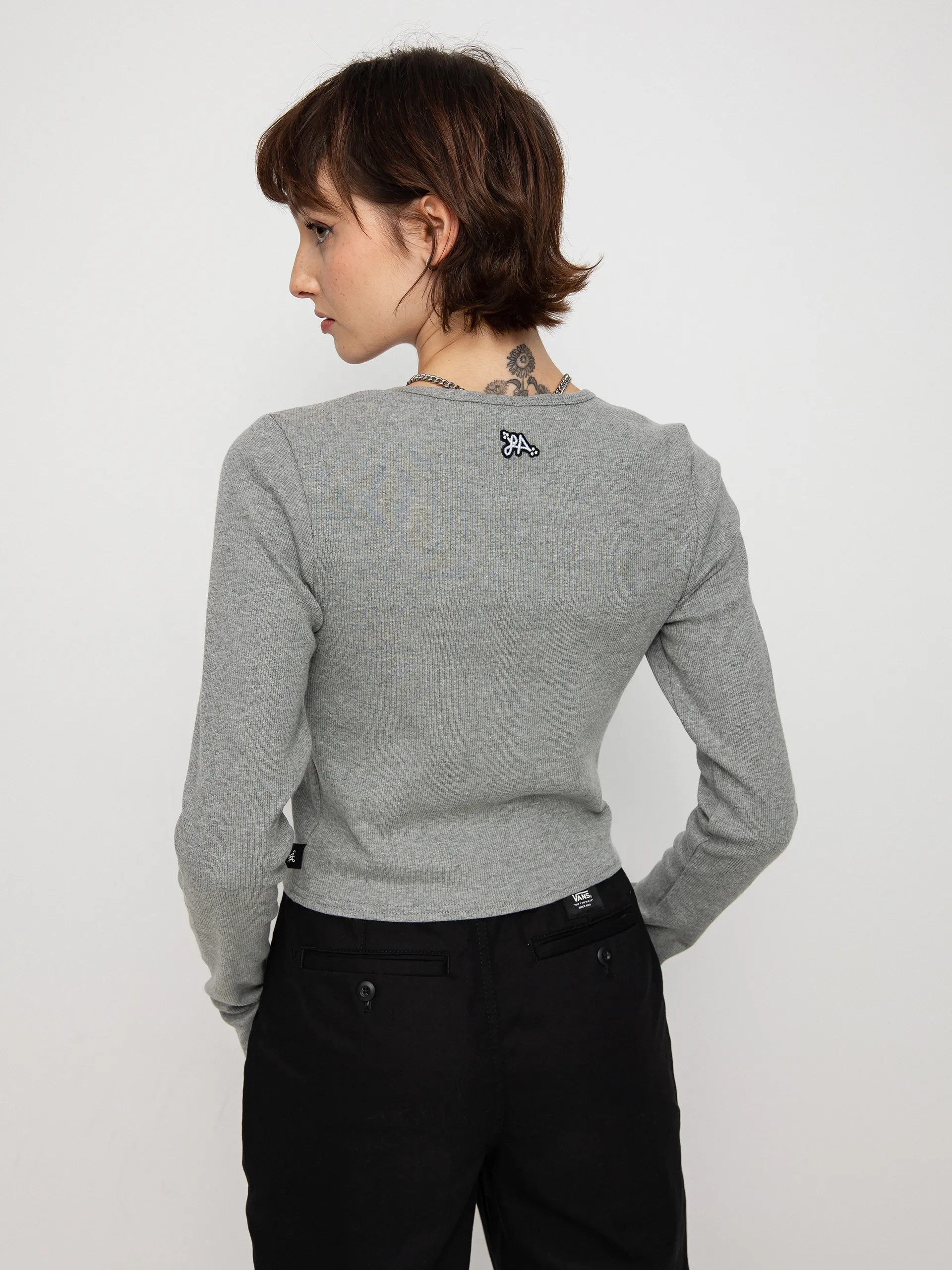 Vans Armanto Ls Knit Longsleeve Wmn (lizzie armanto grey heather)