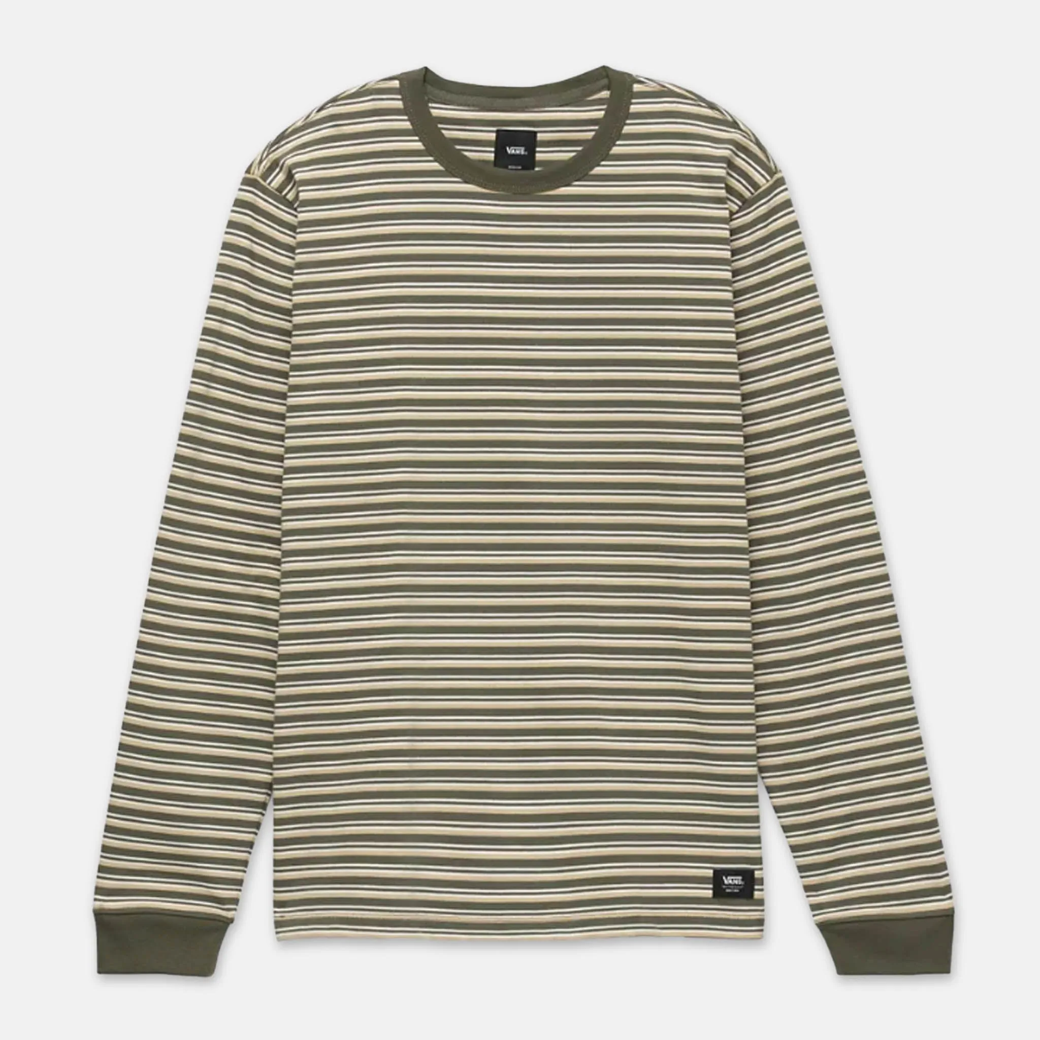 Vans - Awbrey Striped Longsleeve T-Shirt - Green