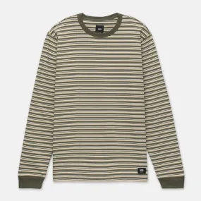 Vans - Awbrey Striped Longsleeve T-Shirt - Green