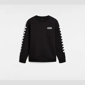 Vans KIDS EXPOSITION CHECK II CREW SWEATSHIRT (8-14 YEARS) (BLACK) BOYS BLACK