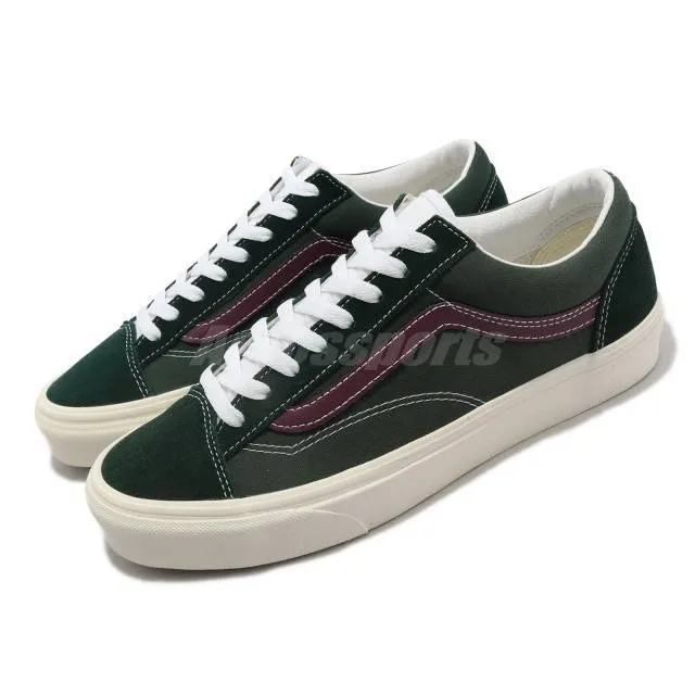 Vans Style 36 Scarab Green Vintage Suede Men Unisex Casu...