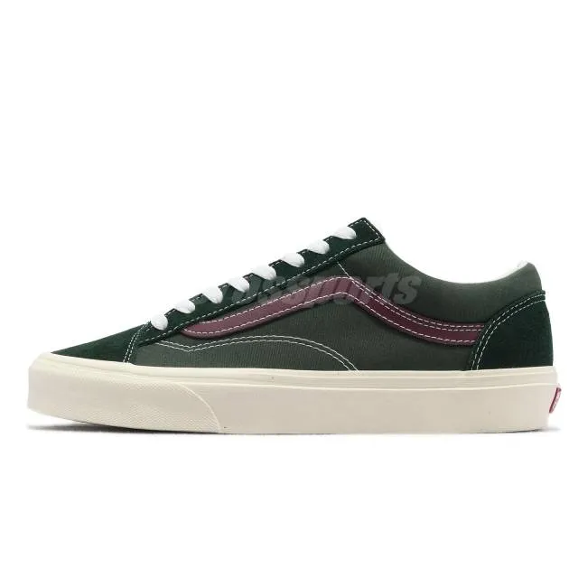 Vans Style 36 Scarab Green Vintage Suede Men Unisex Casu...