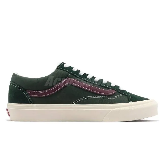 Vans Style 36 Scarab Green Vintage Suede Men Unisex Casu...