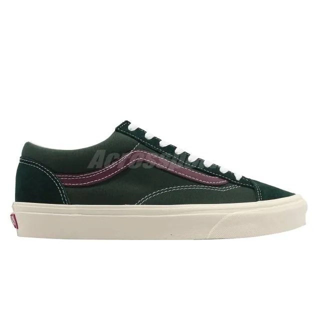 Vans Style 36 Scarab Green Vintage Suede Men Unisex Casu...