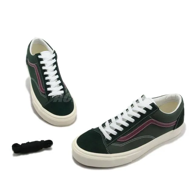 Vans Style 36 Scarab Green Vintage Suede Men Unisex Casu...