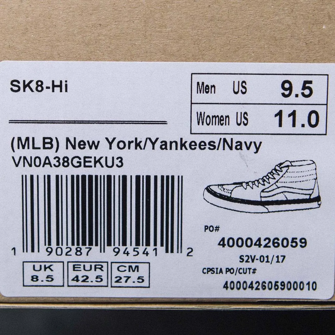 Vans x MLB New York Yankees Men Sk8-Hi - Yankees (navy)