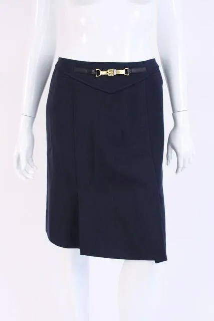 Vintage CELINE Navy Skirt