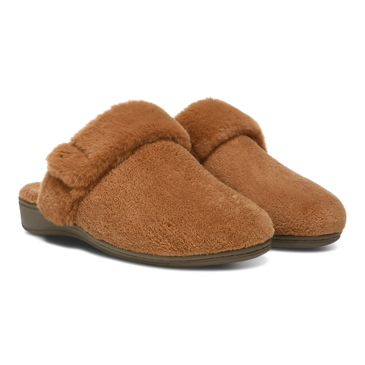 Vionic Adjustable Slipper with Orthotic Arch Support - Indulge Marielle