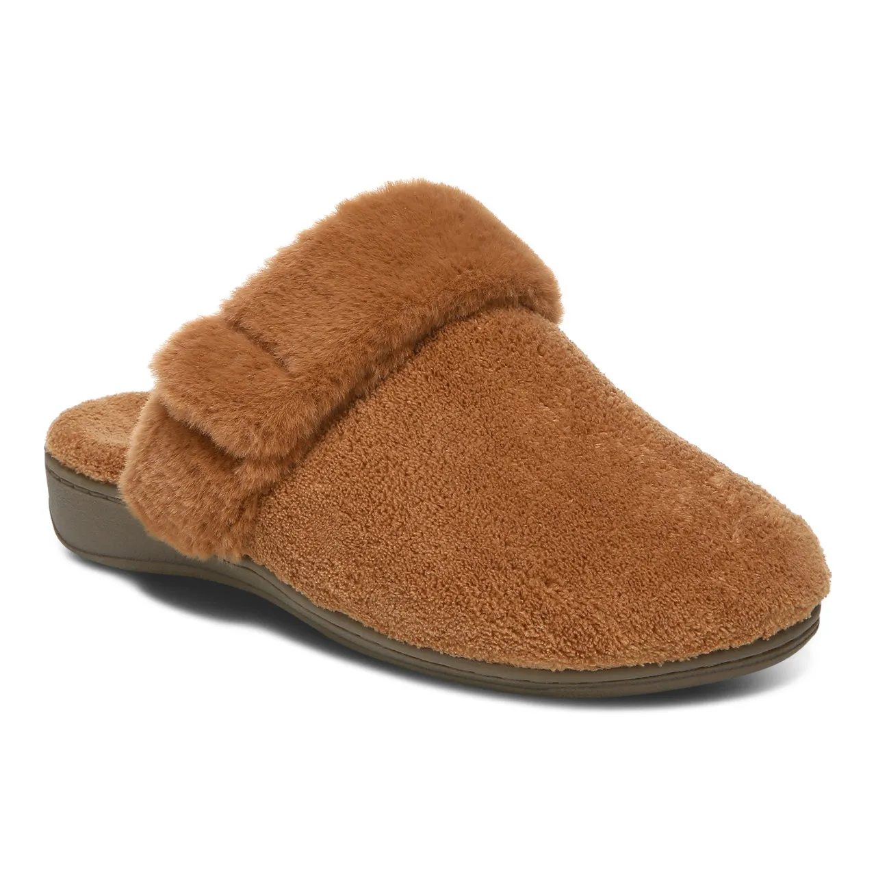 Vionic Adjustable Slipper with Orthotic Arch Support - Indulge Marielle