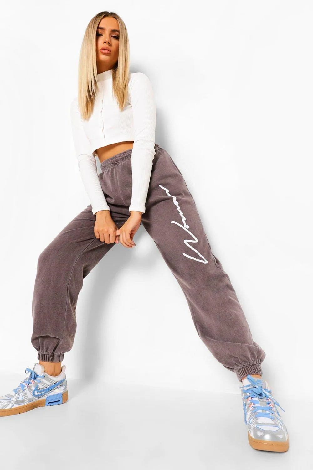 Woman Acid Wash Joggers