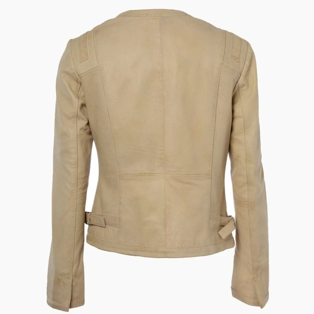 Women Leather Jacket Luxurious Biker Fashion Wear 2