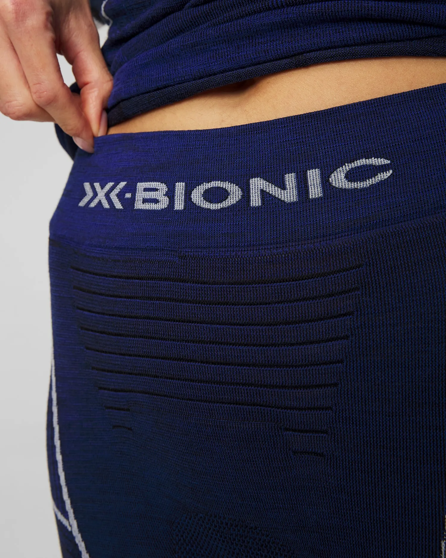 Women's navy blue thermal leggings X-Bionic Merino clwp05w23w-a655