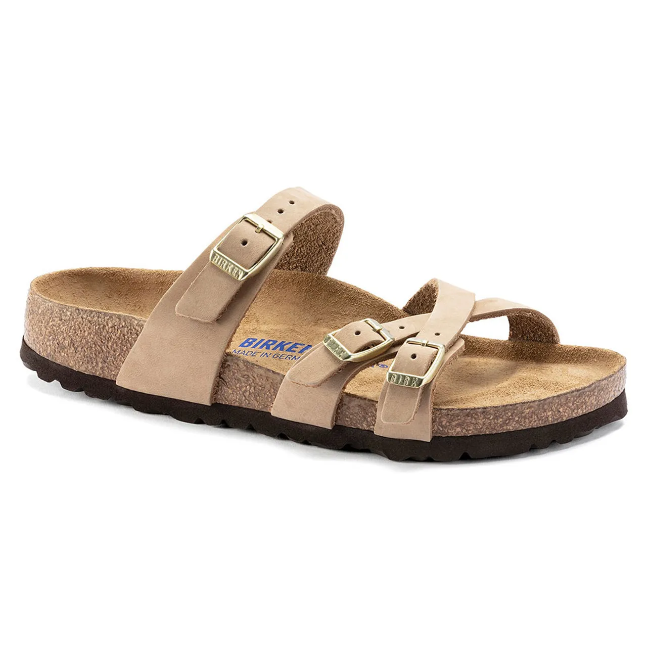 Women's Birkenstock Franca Soft Footbed Sandals - Sandcastle