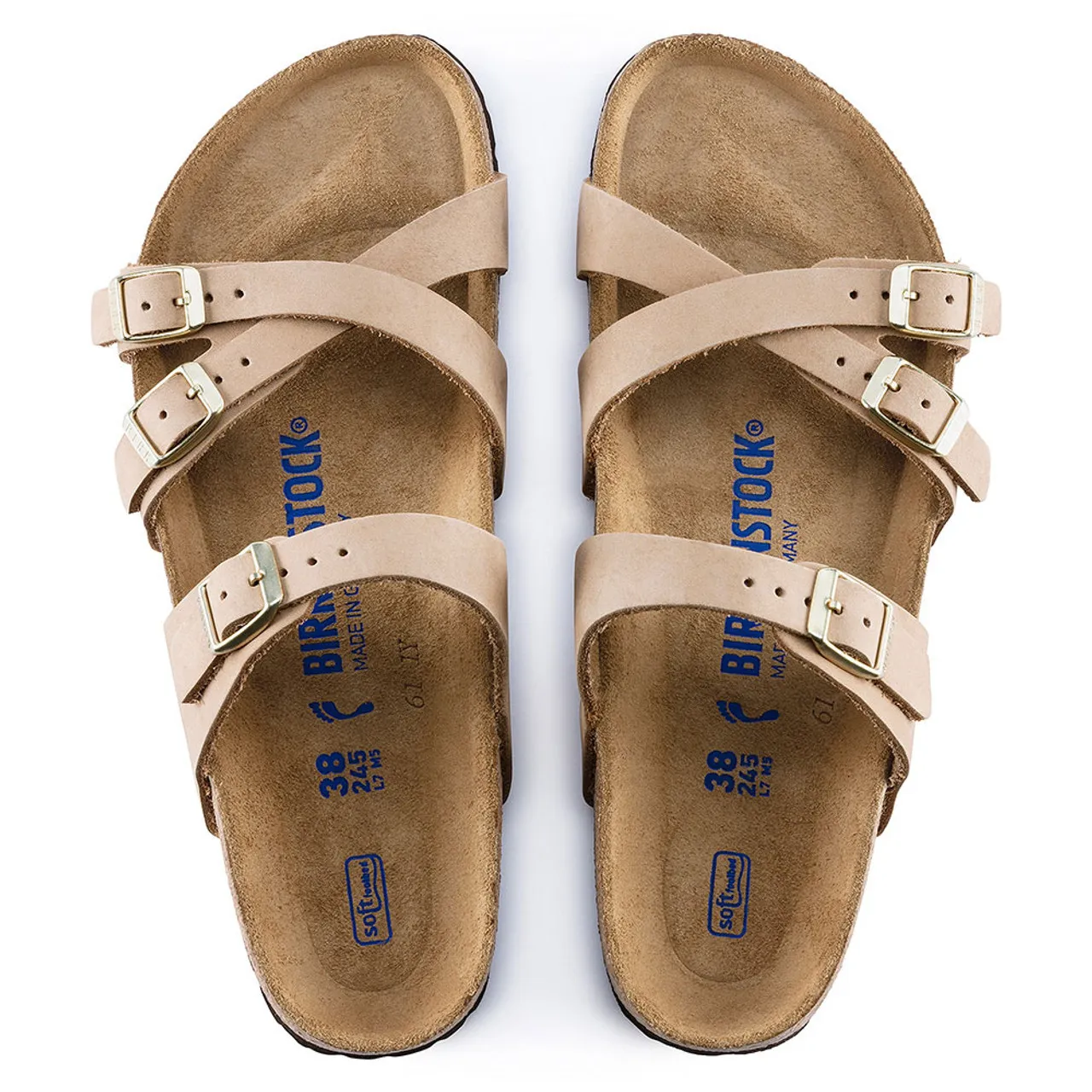 Women's Birkenstock Franca Soft Footbed Sandals - Sandcastle