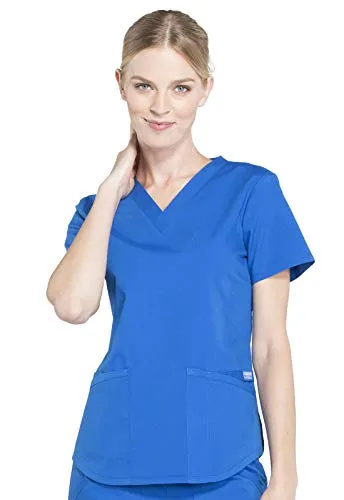 Workwear WW665 Professionals Women Scrubs Top V-Neck