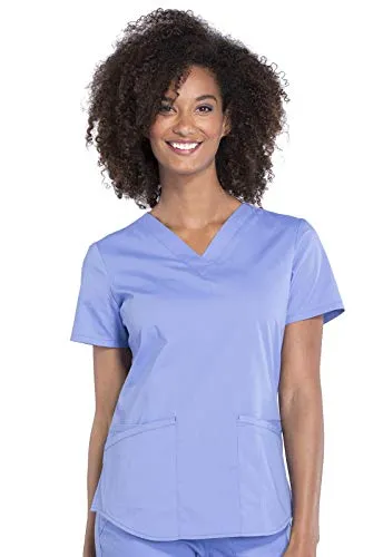 Workwear WW665 Professionals Women Scrubs Top V-Neck