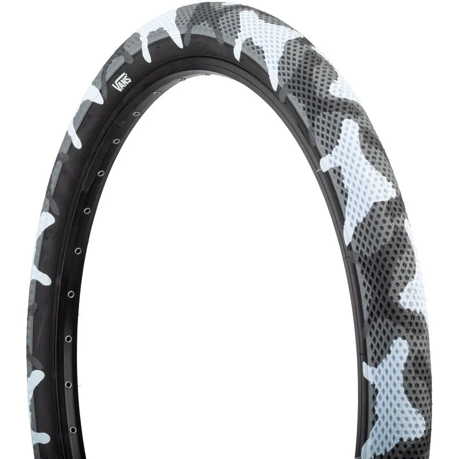 X Vans BMX Bike Tire - 12 x 2.2, Clincher, Wire, Gray Camo/Black