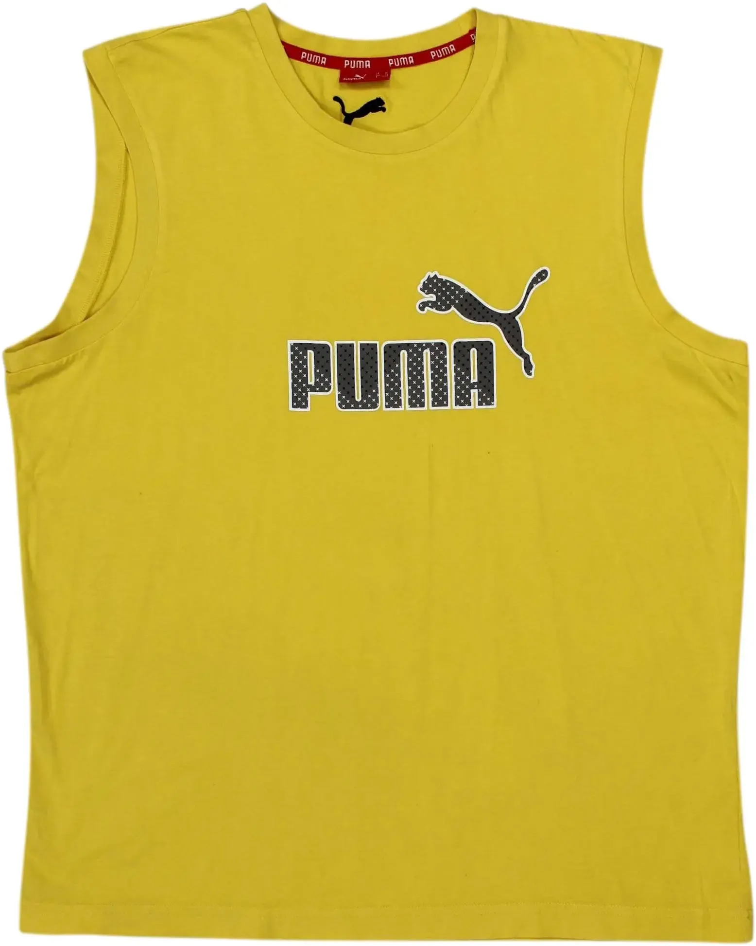 Yellow Puma Singlet | ThriftTale