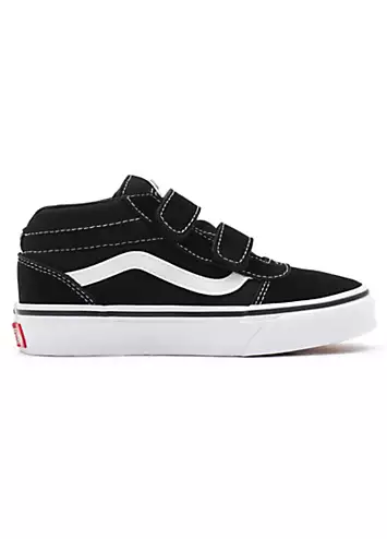 Youth Boys Ward Mid V Canvas Pumps by Vans | Look Again