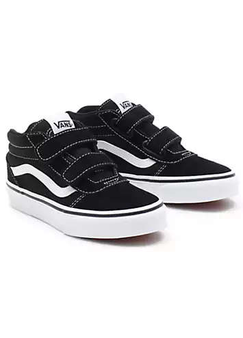 Youth Boys Ward Mid V Canvas Pumps by Vans | Look Again