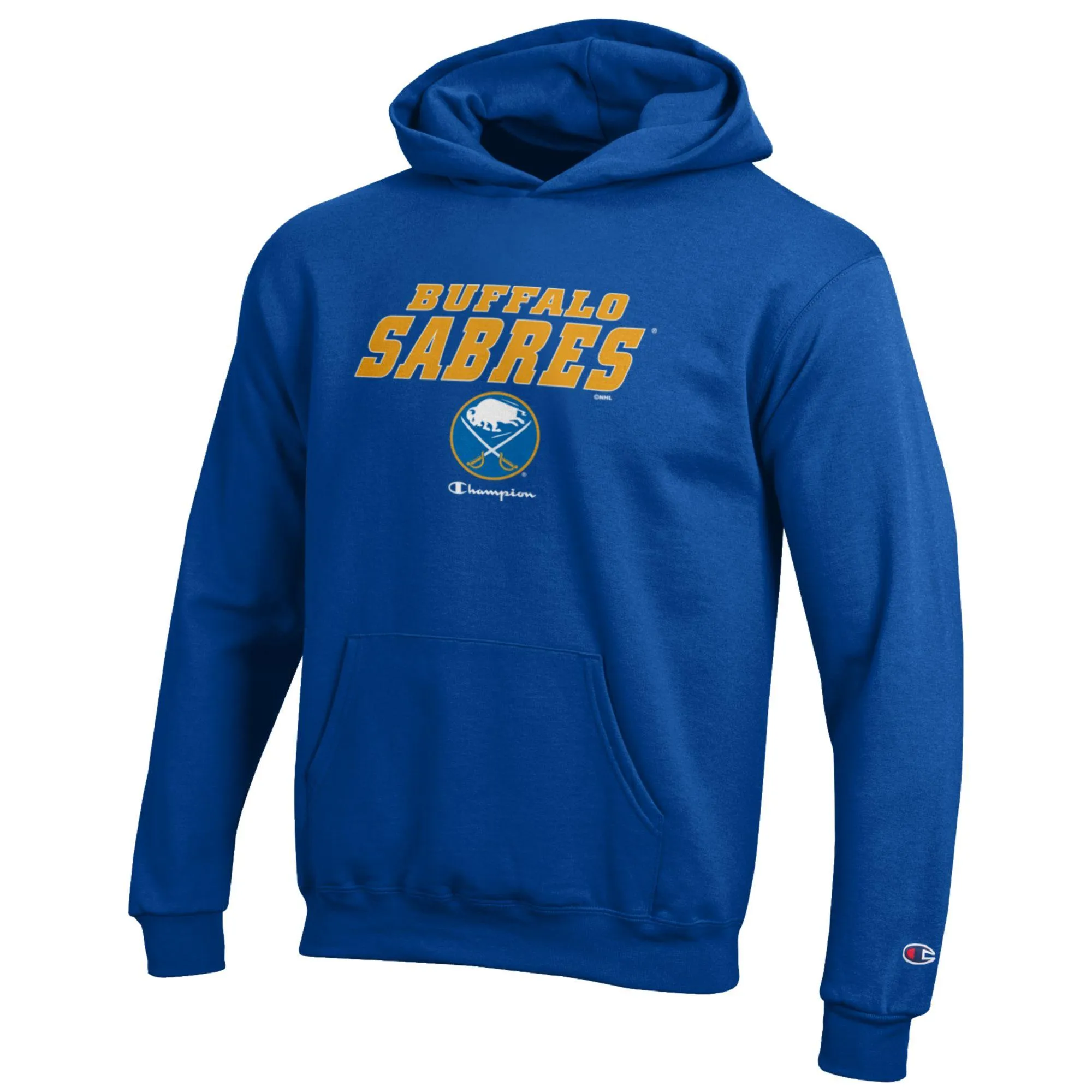 Youth Buffalo Sabres  Champion Royal Eco Powerblend Pullover Hoodie