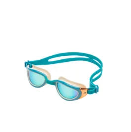 Zone 3 Attack Unisex Swim Goggles - Teal/Cream/Copper